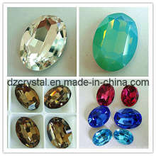 Grânulos de pedra de diamante de Cristal strass Oval (DZ-3002)